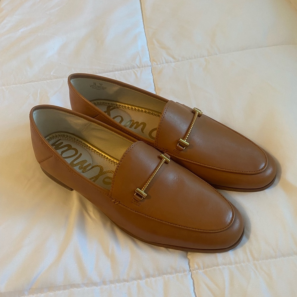 NEW Sam Edelman LORAINE BIT LOAFER flats, tan